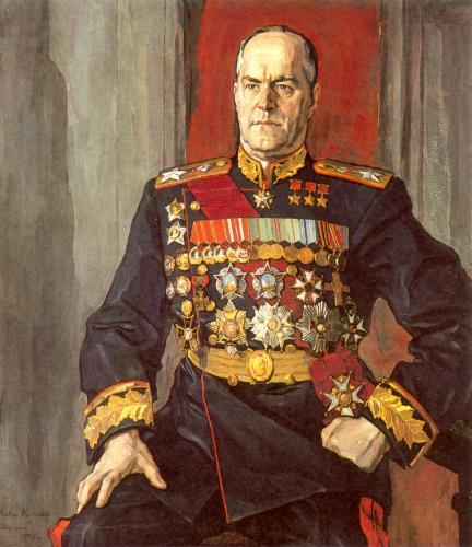 Портрет маршала Г.М. Жукова